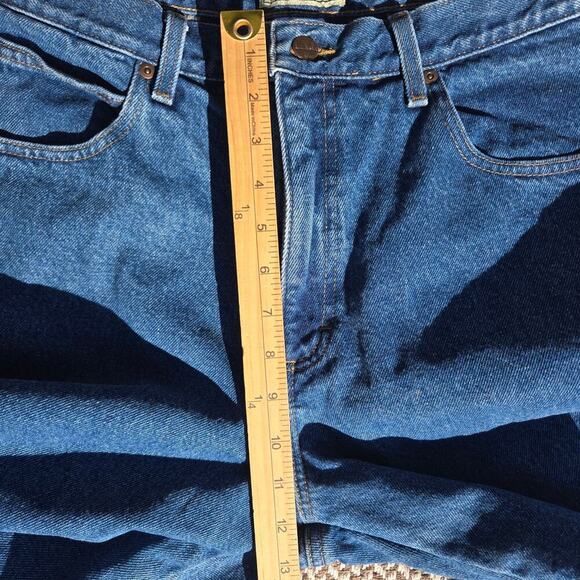 L.L. Bean Mens Classic Fit Flannel Lined Denim Jeans 36x34 Durable Heavyweight - Picture 10 of 11